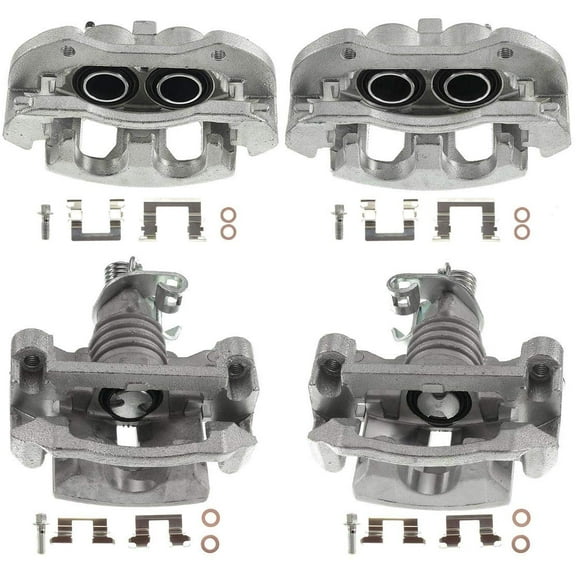 A-Premium Brake Caliper Assembly Compatible with Chevrolet Impala 2011-2013 Front and Rear 4-PC