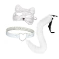 thumbnail image 1 of Conjunto de collar y cola con orejas de gato perfecl Disfraz de animal para festivales, 1 of 6