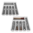 thumbnail image 1 of Drawer Organizer, Non-Slip Drawer Organizer Trays, Multi-Funtional Non- PP  for Bathroom Bedroom, 1 of 8