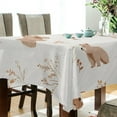 thumbnail image 5 of Yayeee Tablecloths 54" x 54" Rectangle Wrinkle Resistant Party Table Cover, Gray Bears, 5 of 8
