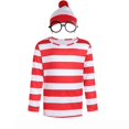 thumbnail image 5 of Disfraz de Halloween de Minghuan Cartoon "¿Dónde está Wally?", disfraz de cosplay familiar para adultos y niños, temática de juego., 5 of 5