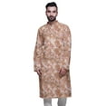 thumbnail image 1 of Atasi Kurta Imprimé pour Hommes Col Mandarin Popeline de Coton Kurta Chemise Décontractée, 1 of 7