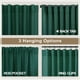 thumbnail image 4 of Cortinas Pitalk Hunter Green, 52 x 213 cm, mezcla de lino, 2 paneles, 4 of 8
