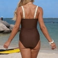 thumbnail image 5 of XIYON Women's One Piece Swimsuit Color Block Swimsuit Athletic Swimwear For Beach Pool Surf Summer Beach Swimwear, 5 of 5