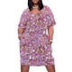 thumbnail image 1 of Vestido rosa manga ancho para mujer lleva un bolso con bolsos elegantes y elegantes no REAL con foto de lentes, 1 of 6