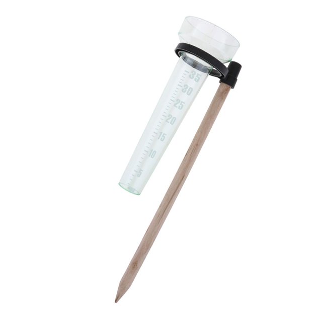 Rain Gauge Outdoor Garden Rainfall Measurement Meter 35mm Capacity
