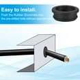 thumbnail image 4 of Grommets de goma Uxcell de 1-5/8 pulgadas, 3 piezas, grommet de sombrero para tapones de agujero de cableado, negro, 4 of 5