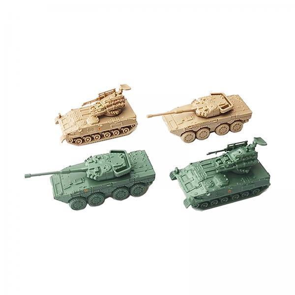 2x4D 1:144 Kits De Modelo De Tanque A Escala Vehículo Juguete Educativo Para Sunnimix ensamblar tanque
