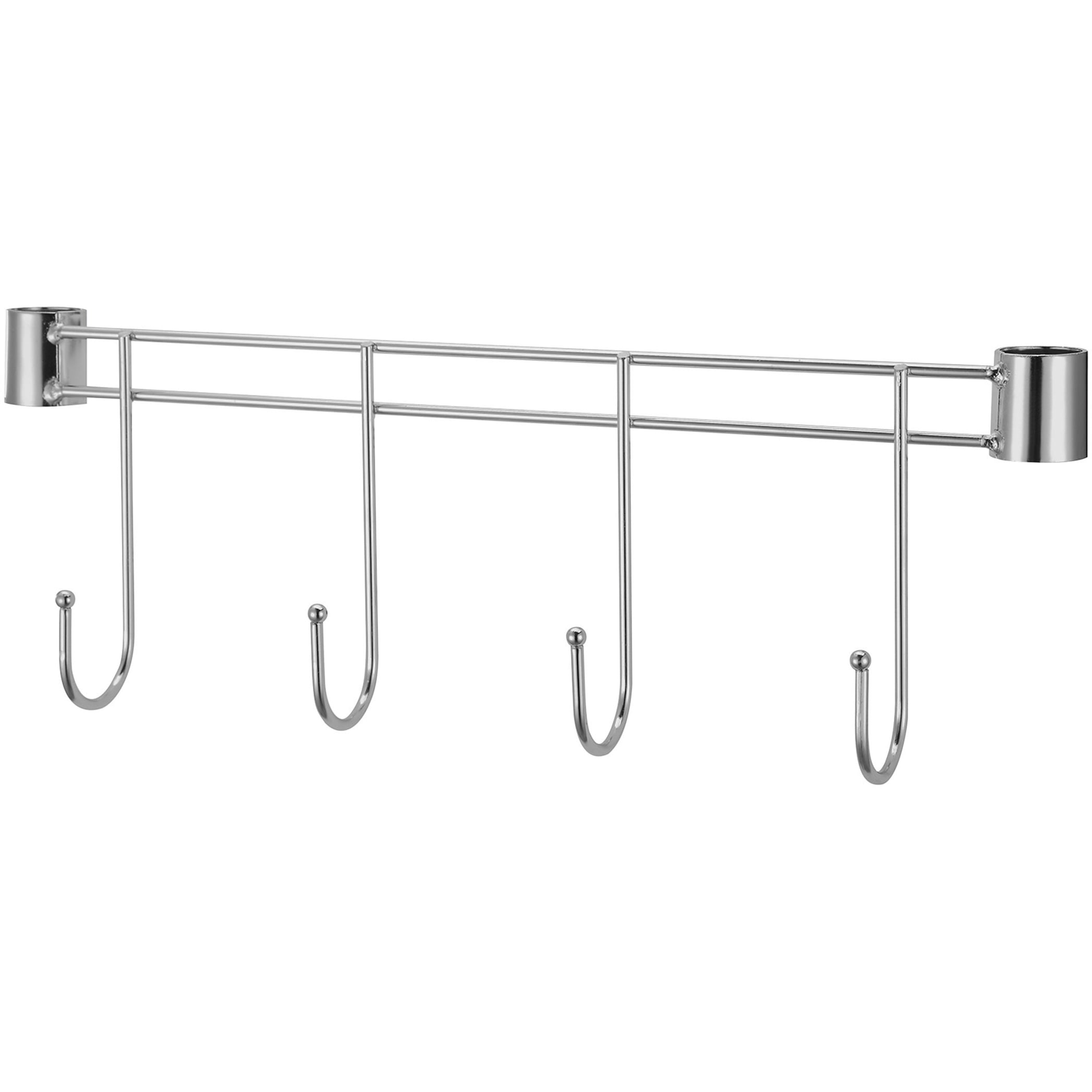 Lorell, LLR69880, Industrial Wire Shelving 18" Hook Rack, 1 Each