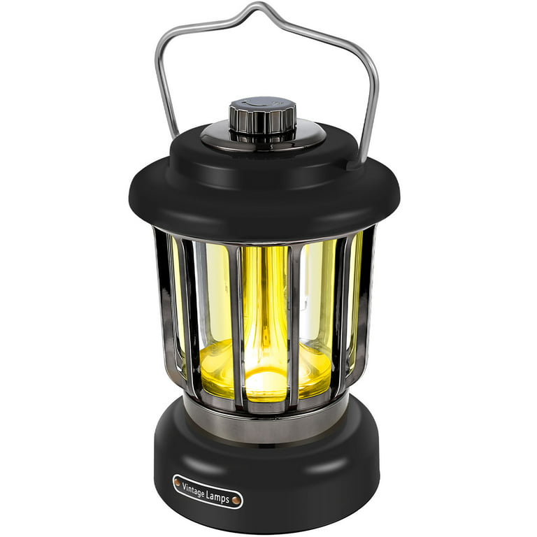 Portable Waterproof Camping Lamp USB Rechargeable Bright Light Vintage Electric  Camping Lantern for Outdoor Hiking Fishing Emergency - China Camping Lantern,  Best Camping Lantern