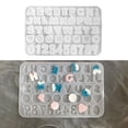 thumbnail image 2 of LICEWO Letters and Alphabet Buttons Silicone Muffin Pan Mold Alphabet and Number Mould, 2 of 7