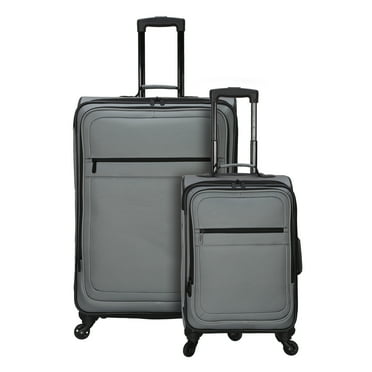 Protégé 2 Piece Softside Luggage Set Includes 28 in Checked and 20 in Carry-on, Wild Sage, All Ages
