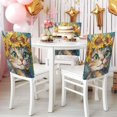 thumbnail image 4 of Decorative Chair Back Cover One Size x6 Chair Cover Dining Chair Slipcovers Chair Back Decoration Festival Chair Decoration Cute Sunflower Cat, 4 of 6