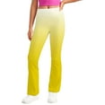 thumbnail image 6 of SGFCWSX Girls Yoga Pants Fashion Gradient Print High Waist Legging Pants Straight Leg Winter Soft Leggings Yellow Size 2 Years, 6 of 9