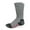 Gray, variant on Western Athletic Crew Durable Socks (Men's), 2 Pack