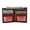 Burgundy, variant on Genuine Leather Men Cowhide Slim Hipster Credit Card Bifold Wallet