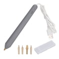 thumbnail image 2 of Foil Stamping Pen, 4pcs Different Tip Quick Heating Heat Foil Pen Portable Fun DIY  for Plastic, 2 of 8