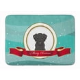 thumbnail image 1 of Carolines Treasures BB1545RUG Black Labrador Merry Christmas Machine Washable Memory Foam Mat, 1 of 4