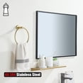thumbnail image 3 of Double Towel Bar Matte Stainless Steel Bath Towel Rack for Bathroom Towel Holder Wall Mount Total Length TBLPB, 3 of 8