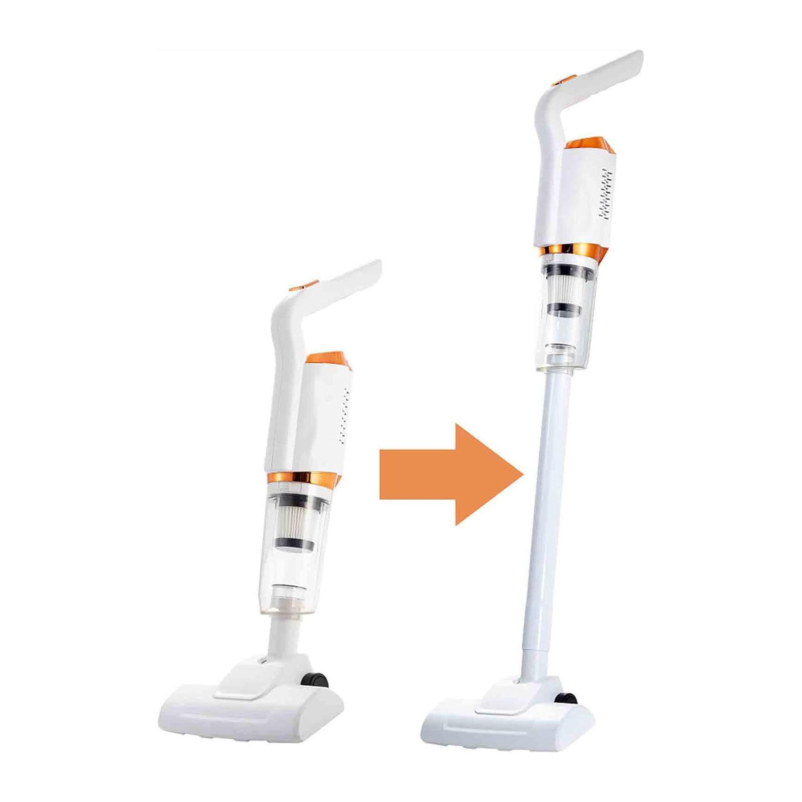 Giyblacko Vacuum Cleaner High Power Household Vacuum Cleaner Hand Or Push Rod 2 Modes With 3 Brush Heads Easy To Carry And Store For Cleane Floors Carpets Pet Hair