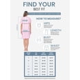 thumbnail image 6 of Casual Nights Women's Snap Front House Dress, Lightweight Short Sleeve Cotton-Poly Knit Duster Robe with Pockets, Mid-Calf, Plaid Light Pink X-Large, 6 of 6