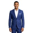 thumbnail image 4 of Men's Slim Fit Solid 2 Piece Notch Lapel Suit Set, 17 Color Options, 4 of 4