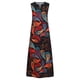 thumbnail image 4 of ICHUANYI ClearanceWomen's Casual Long Dress With Striped Floral Print Sleeveless Maxi Dress(Black, M) ICHUANYI WER20232080501743, 4 of 9