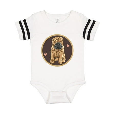 

Inktastic Chinese Shar-Pei Dog Art Gift Baby Girl Bodysuit
