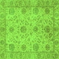 thumbnail image 1 of Ahgly Company Indoor Square Oriental Green Traditional Area Rugs, 7' Square, 1 of 4