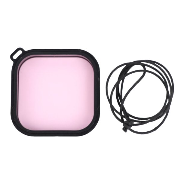 Agua para la cámara de acción con lente de filtro rojo púrpura Ideal para deportes y aventuras