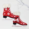 thumbnail image 4 of Xihbxyly Ofertas Del Dia de Hoy Relampago 2 Piezas de Navegación Adornada, Trineo Navegación, Colgante de Madera Hueco y Esponjoso, Adorno de Navidad, Colgante de Patines de Hielo, 4 of 6