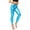 Sky Blue, variant on HNMKIU Women's Plus Size Metallic Shine Imitation Leggings Fashionable High Gloss Candy Color Trousers Purple,L
