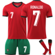 thumbnail image 1 of 2425 UEFA Euro Portugal No. 7 RONALDO football shirt set No. 7 RONALDO, 1 of 2