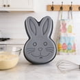 thumbnail image 6 of Silicone Bunny Cake Mold Baking Pan, Cute Rabbit Shaped Cake Pan, Holiday Birthday Party Supplies Kitchen Baking Tool (Gray), 6 of 8