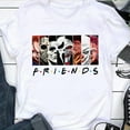 thumbnail image 5 of Friends T Shirt Best Stephen King Horror Characters Printed Cartoon Women Fashion Tops Oversized Tee Halloween Clothes Women, 5 of 9
