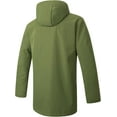 thumbnail image 2 of Men's Casual Fashion Windbreaker Coat-Lightweight Mid-Length Jacket with Adjustable Hood & Two Large Pockets, 2 of 6
