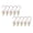 Beige*10, variant on VKLU 5 Pack Stainless Steel Boot Hangers with Clips, Non-Slip Portable Laundry Hooks, 360° Swivel Hanging Clips for Hats, Towels, and Clothes, Travel Accessory Organizers