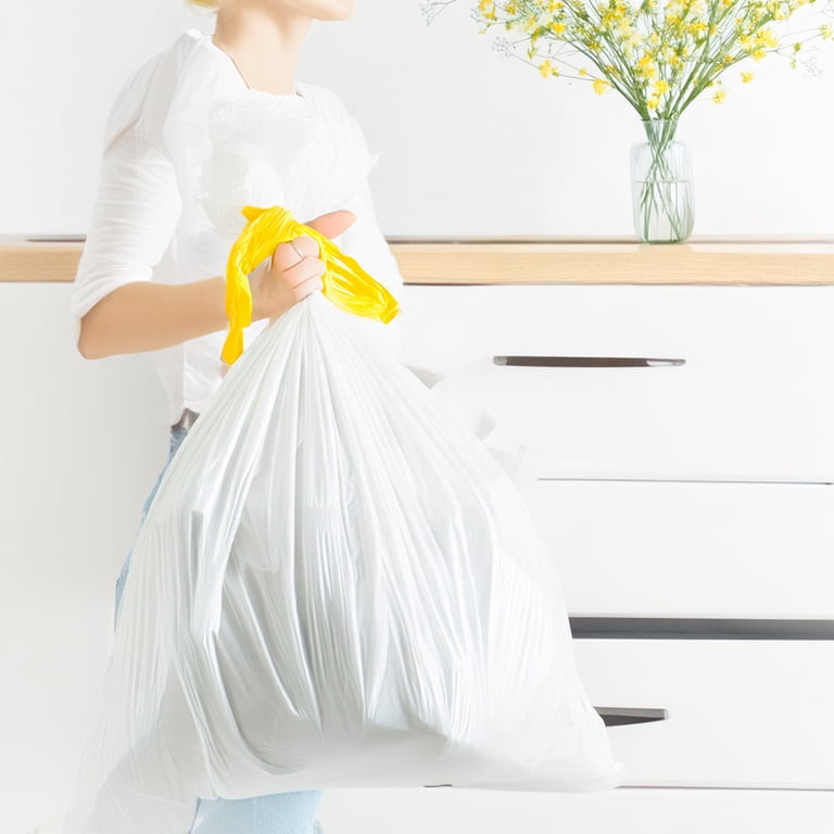 21 Gallon Drawstring Trash Bags, Unscented, 45 Count photo 4