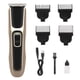 thumbnail image 1 of Cortapelos para hombres, profesional, inalámbrico, eléctrico, corte de pelo, barba, kit de recortador de pelo, afeitadora de cabeza recargable por USB, autoafilable, 1 of 6