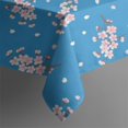 thumbnail image 5 of Pioneer Flower Floral Print Pattern Square Tablecloth, Waterproof Wipeable Spillproof Washable Table Cover for Home Kitchen Party Decor, 52"x52", 5 of 6