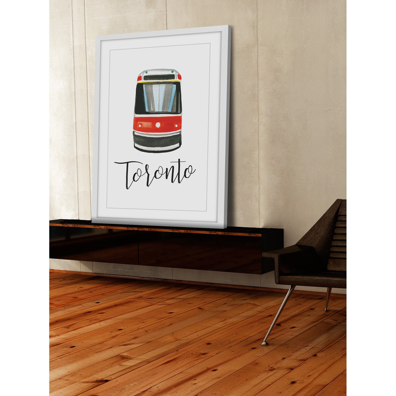 Marmont Hill "Autobus" by Molly Rosner Framed Painting Print