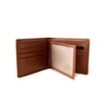 thumbnail image 3 of Cartera negra Zip Curve camel de piel sintética Polo King, 3 of 5