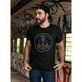 thumbnail image 2 of Mystery Of Egypt Neon Glow  T-Shirt Men -Image by Shutterstock, Male Medium, 2 of 4
