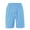 Light Blue, variant on Mens Beach Shorts Summer Casual Stripe Sport Shorts Elastic Waist Drawstring Shorts with Pockets