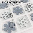 thumbnail image 2 of Juego de mesa Tic Tac Toe AvtrBoutique con tema de invierno para niños, bricolaje, 2 of 9