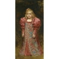 thumbnail image 3 of Léon François Comerre 14x24 Black Modern Framed Museum Art Print Titled - Costume Girl, 3 of 5