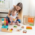 thumbnail image 3 of Montessori Toys Tookyland para 7 a 12 meses con sonajero y juguete para la dentición, 3 of 7