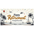 thumbnail image 5 of Tropical Theme Happy Retirement Beach Banner Palm Trees Travel for Retirement Party Celebration Vacation, 5 of 8