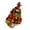 Golden red, variant on Zeiwohndc Quick Holiday Decors 45cm Pre Light Christmas Tree For Home Office Or Gift Display