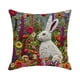 thumbnail image 2 of CaiYueKe Easter Bunny Egg Pillow Cover - Decorative Throw Pillow Case for Sofa Bed Chair Home Decor, Soft Breathable Washable Hypoallergenic Spring Holiday Decoration, 2 of 7